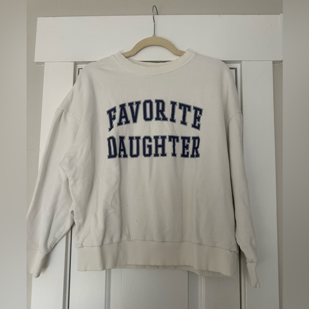 White Favorite Daughter Sweatshirt